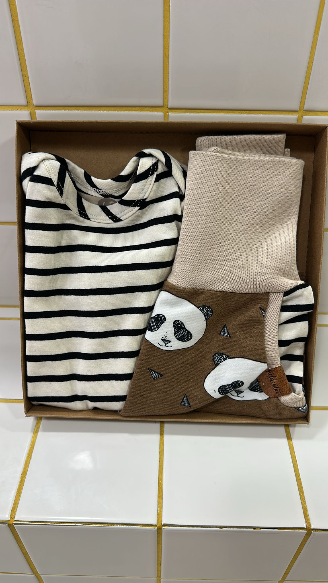 Babyset | Panda & Streifen