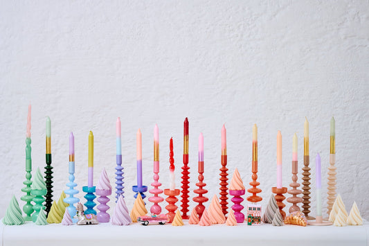 by Vivi. Kerzenständer Glas | Bubble Sky Aufgeweckt