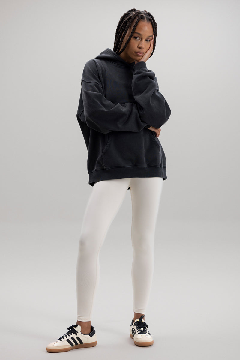 Hoodie – Black Washed
