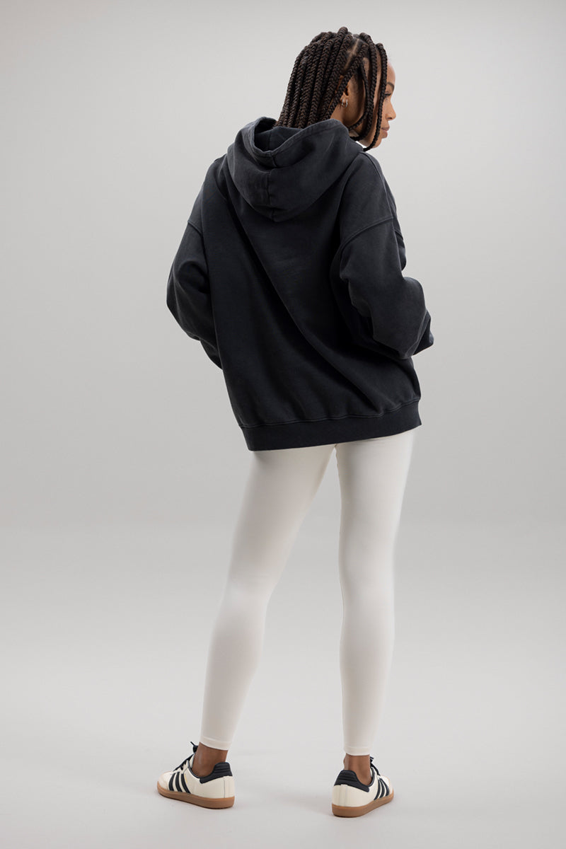 Hoodie – Black Washed