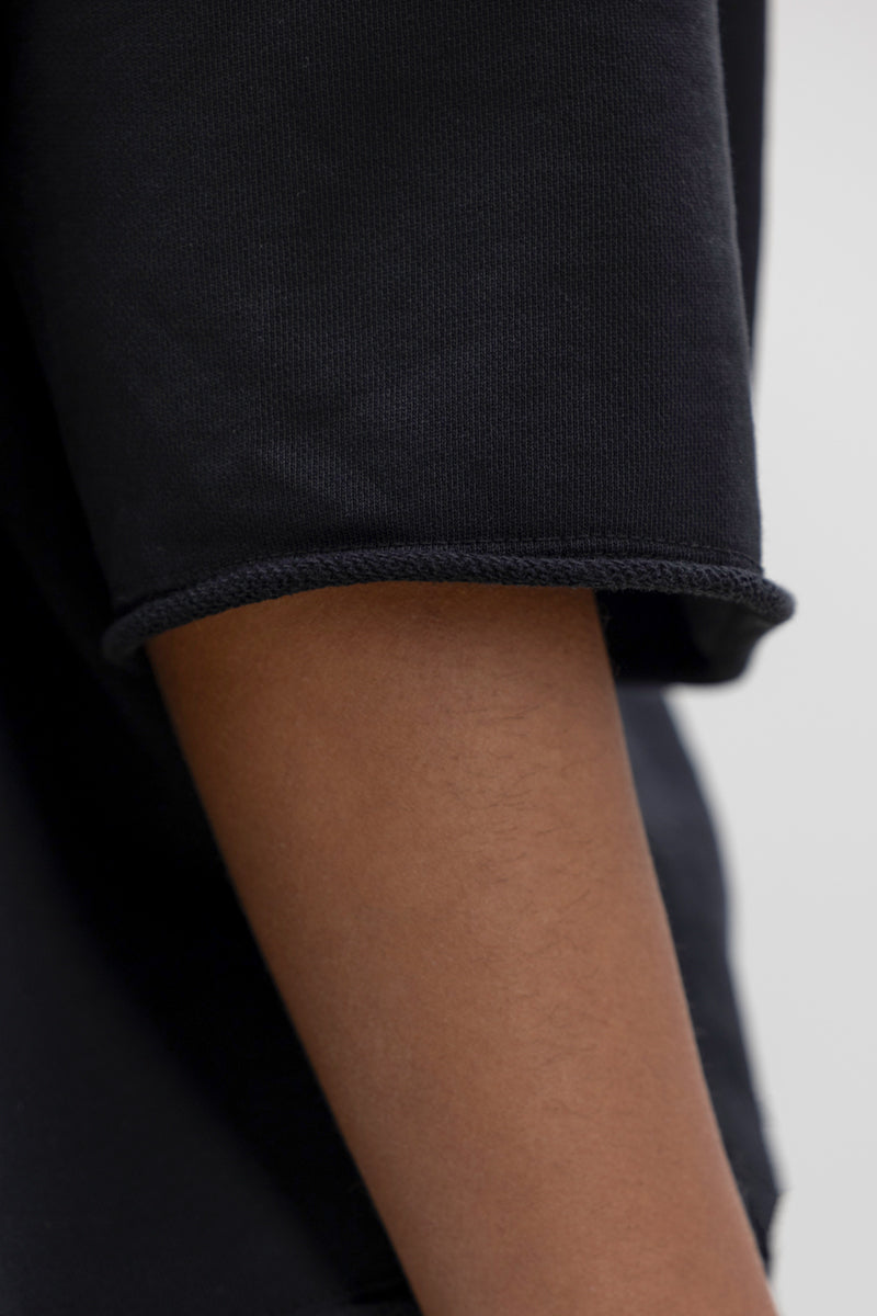 Short Sleeve Sweat – Schwarz