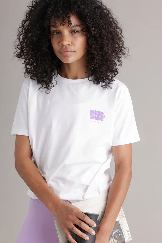 Hey Honey T-Shirt | Moon White Aufgeweckt