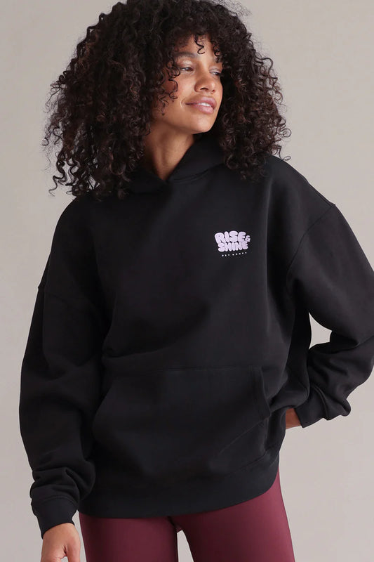 Hey Honey Hoodie | Moon Black Aufgeweckt