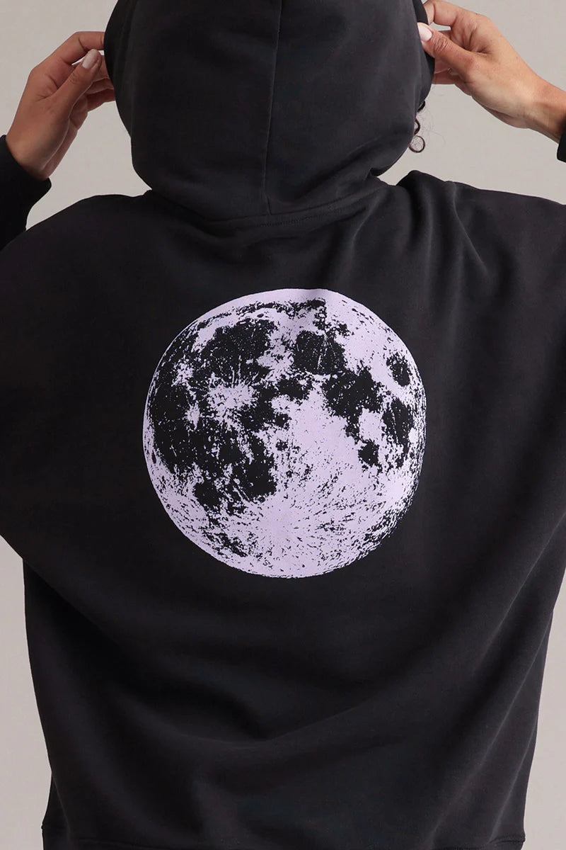 Hey Honey Hoodie | Moon Black Aufgeweckt