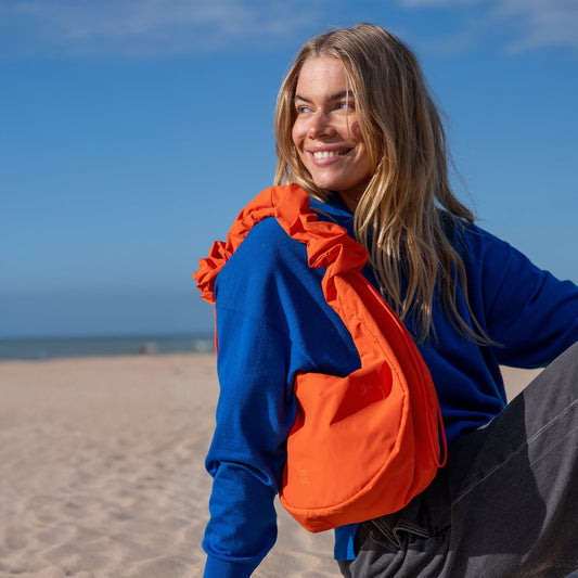 GOT BAG Moon Bag Ruffle | hot coral Aufgeweckt