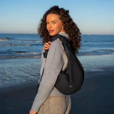 GOT BAG Moon Bag Ruffle | Black Monochrome Aufgeweckt