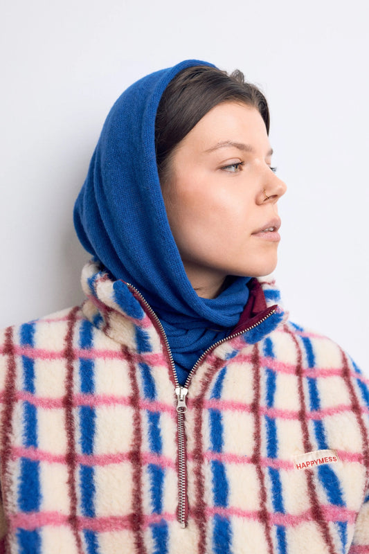 Happymess Wollschal | Cobalt | Vorbestellung Lieferung Mitte November Aufgeweckt