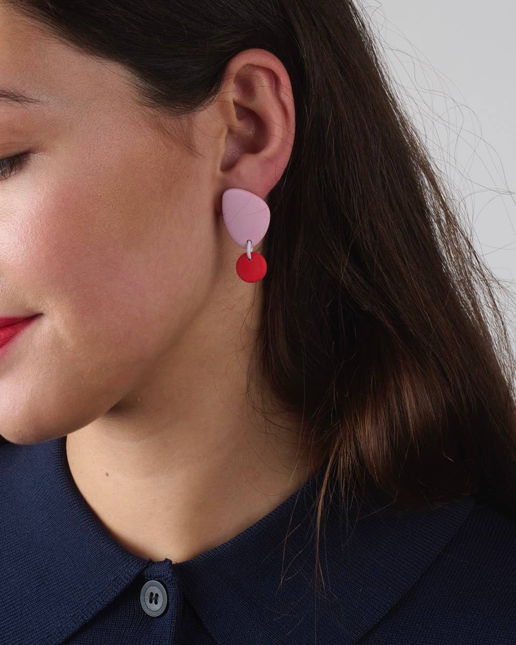 DELAROSA STUDIO Ohrstecker | Mini Rosa Aufgeweckt