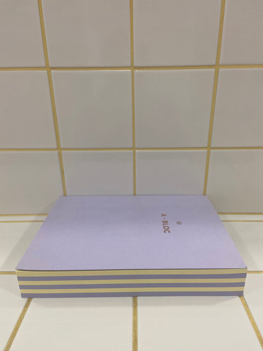 A-Journal A‑Bloc Notizblock – Lavendel Aufgeweckt