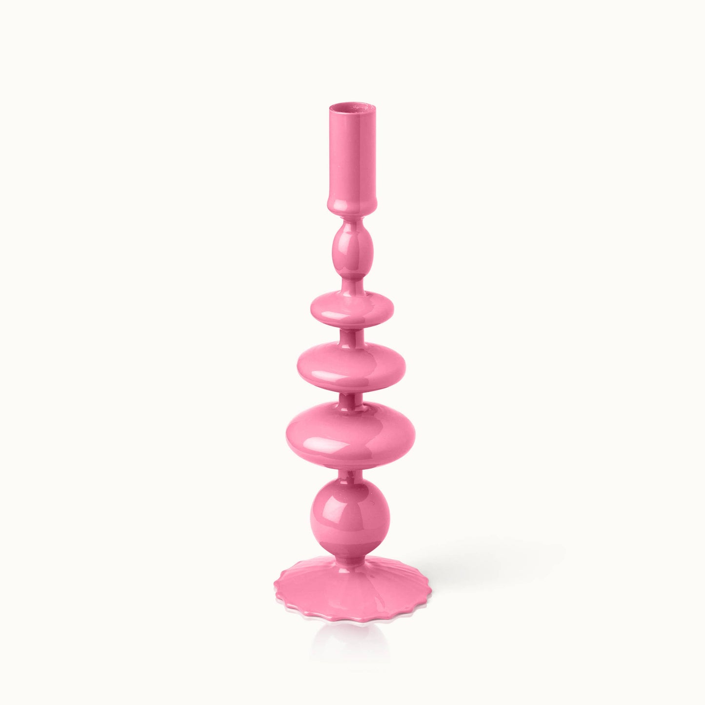 by Vivi. Kerzenständer Glas | Bubble Chewinggum Aufgeweckt