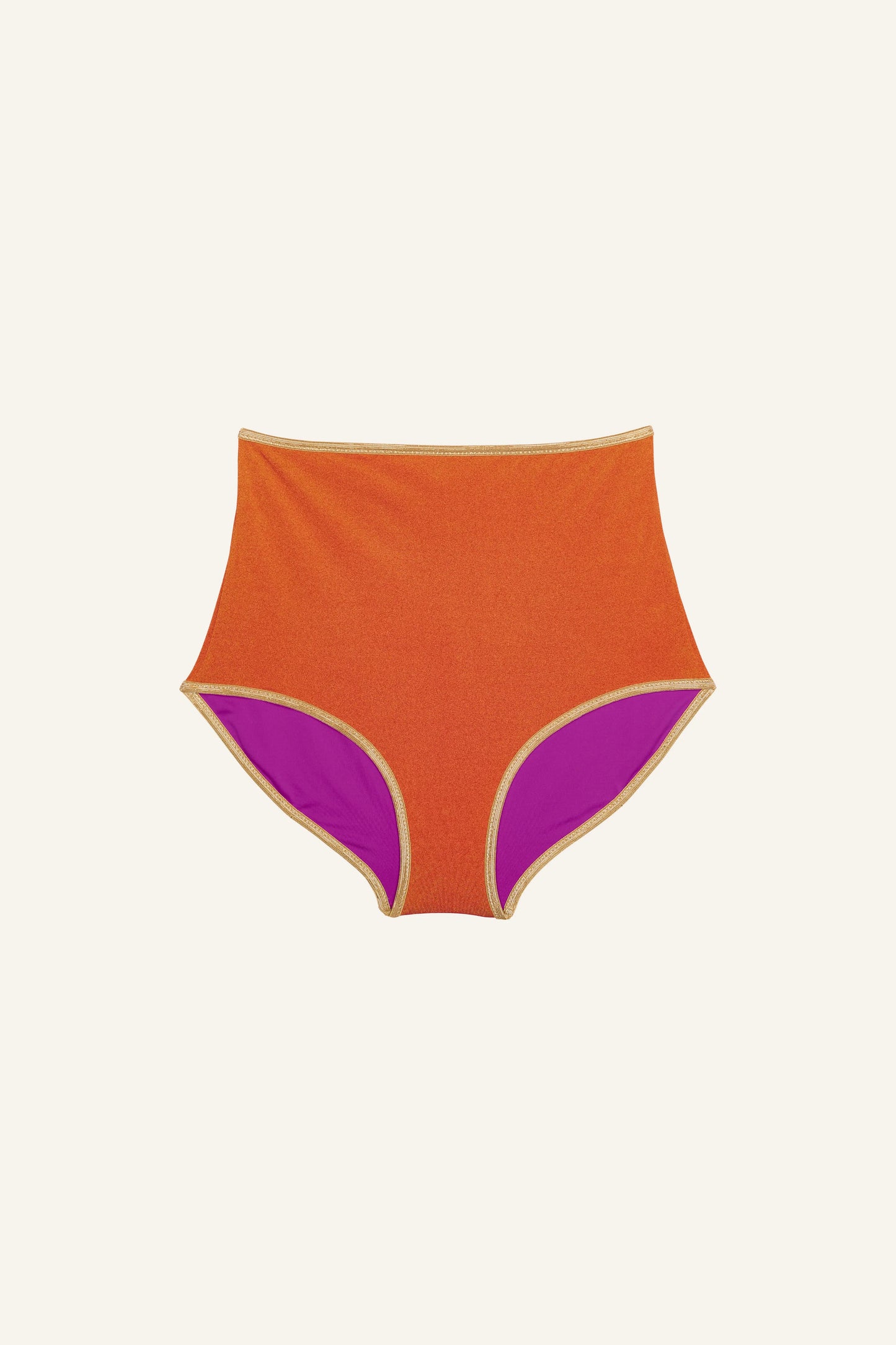 Highwaist Shorts Shine Papaya-Cassis