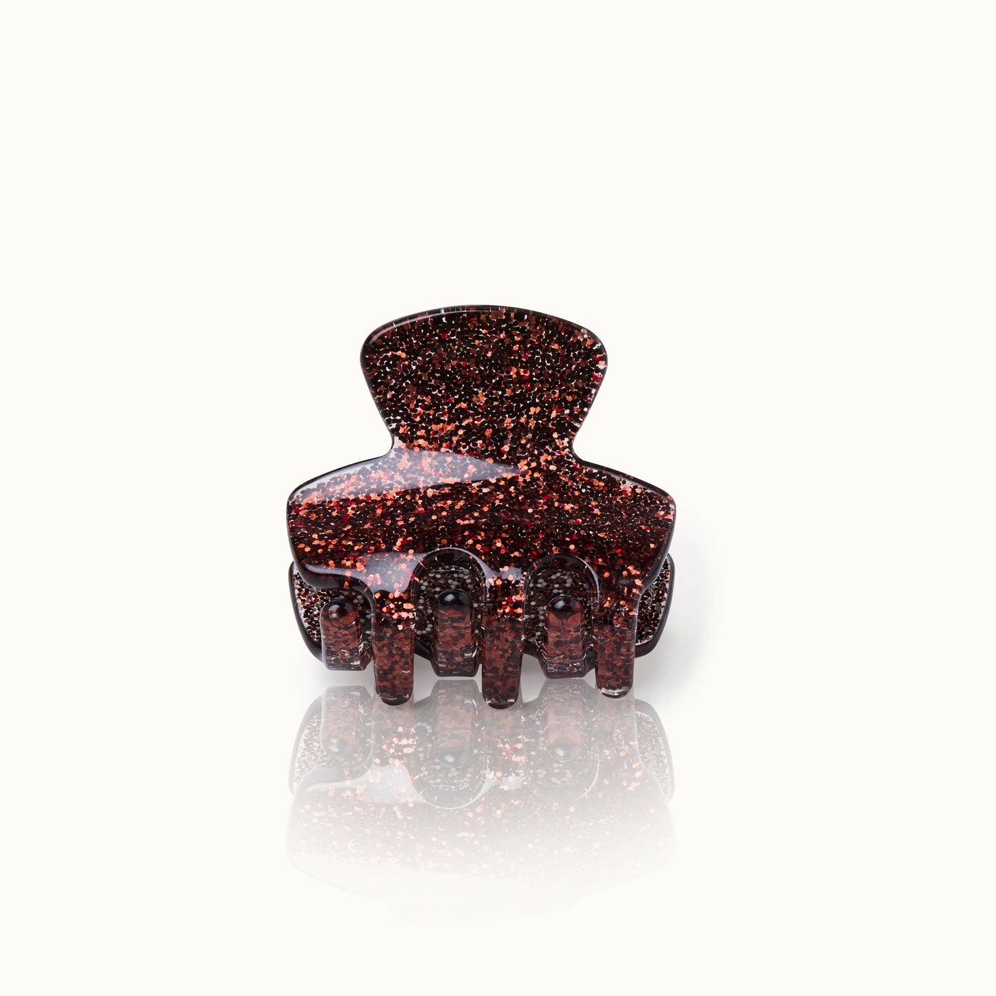 by Vivi. Haarspange Klein | Braun Glitzer Aufgeweckt