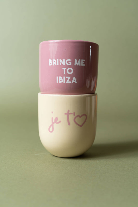 Sisi, house of style BV Glossy Cup | Je t'aime, Butter Aufgeweckt