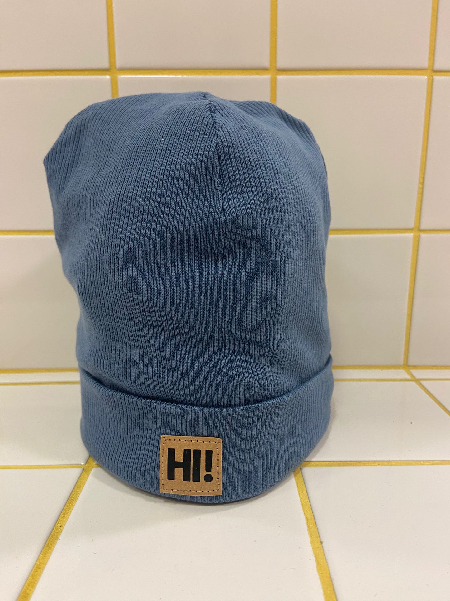 Heldentat Kindermütze | hi blau (Grösse 50–53 cm) Aufgeweckt
