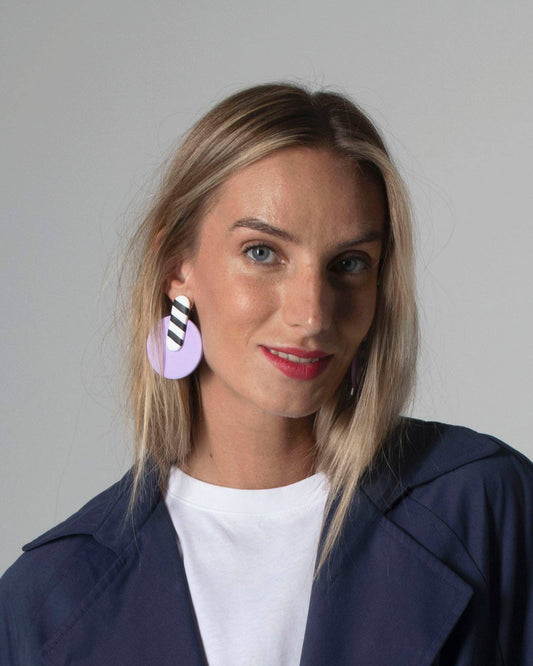 DELAROSA STUDIO Ohrstecker | Lilac Lollipop Aufgeweckt
