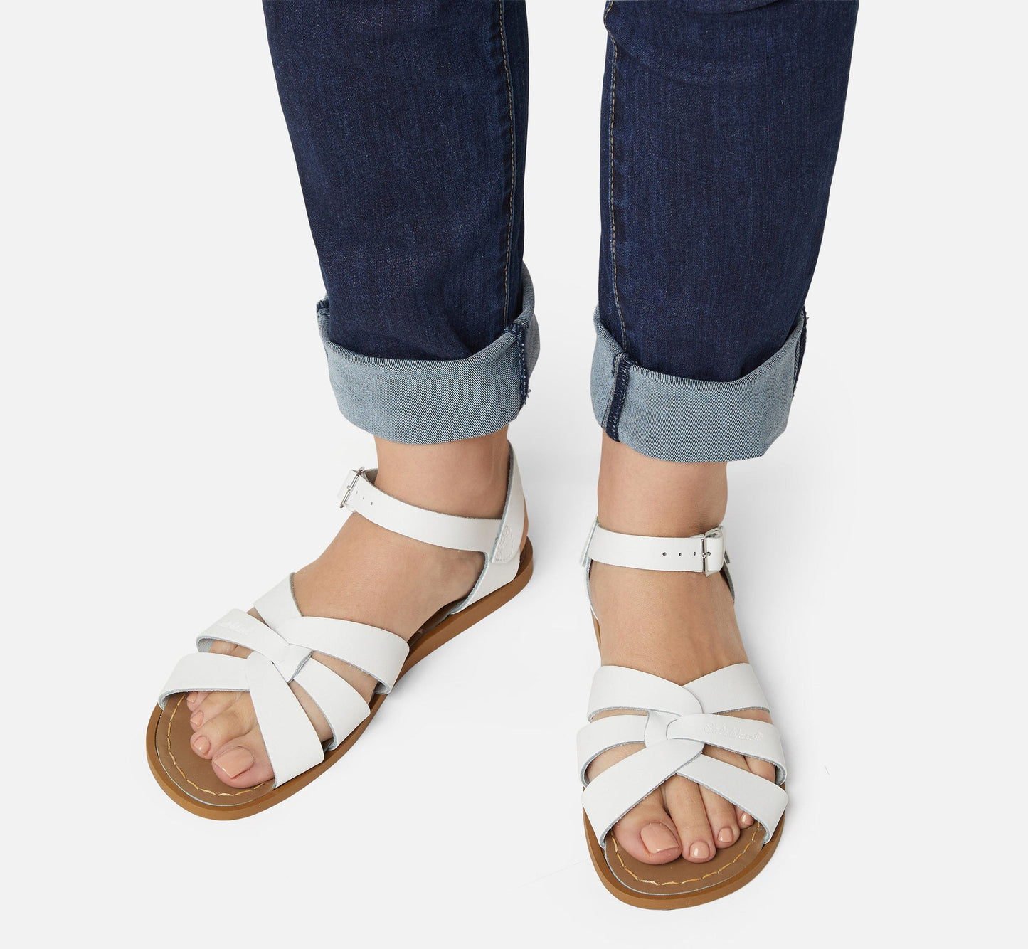 Salt-Water Sandals Sandale Original – Weiss Aufgeweckt
