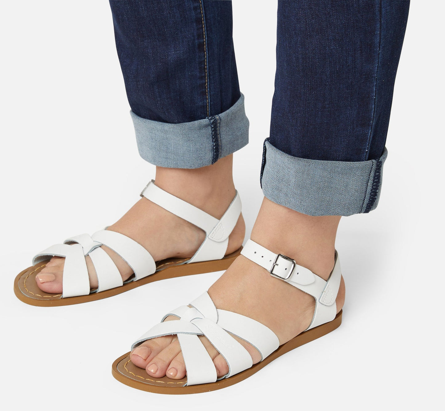 Salt-Water Sandals Sandale Original – Weiss Aufgeweckt