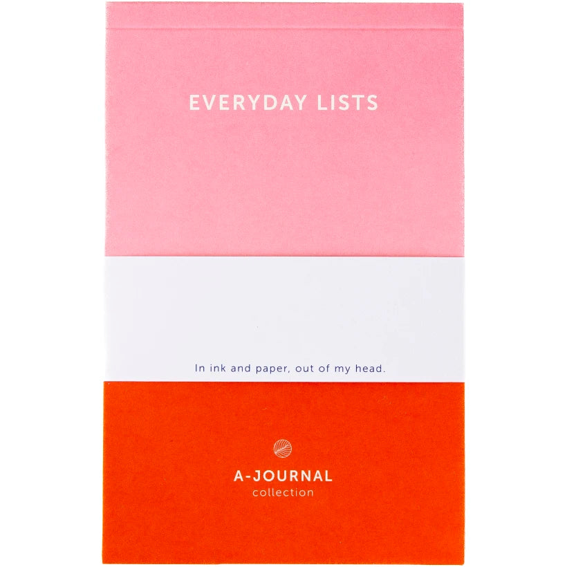 A-Journal Everyday Lists – Pink/Red Aufgeweckt