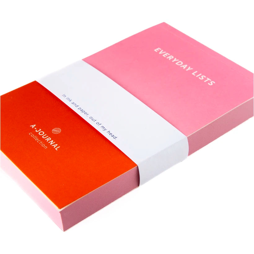 A-Journal Everyday Lists – Pink/Red Aufgeweckt