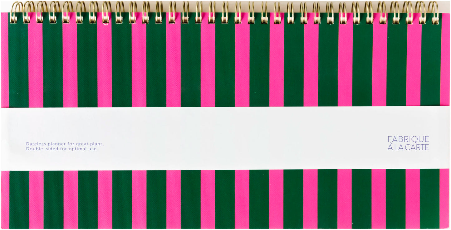 A-Journal Deskplanner – Pink Green Aufgeweckt