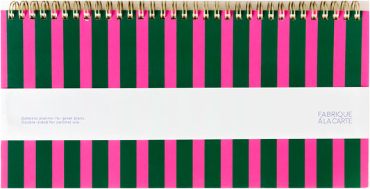 A-Journal Deskplanner – Pink Green Aufgeweckt
