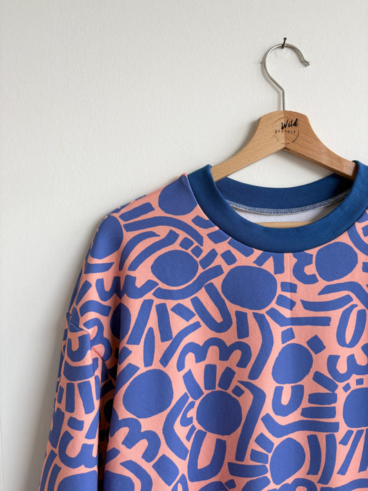 Sweater | Dotty Blau