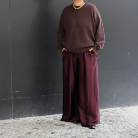 Bazaar Noir Hose Shiny | Bordeaux Aufgeweckt