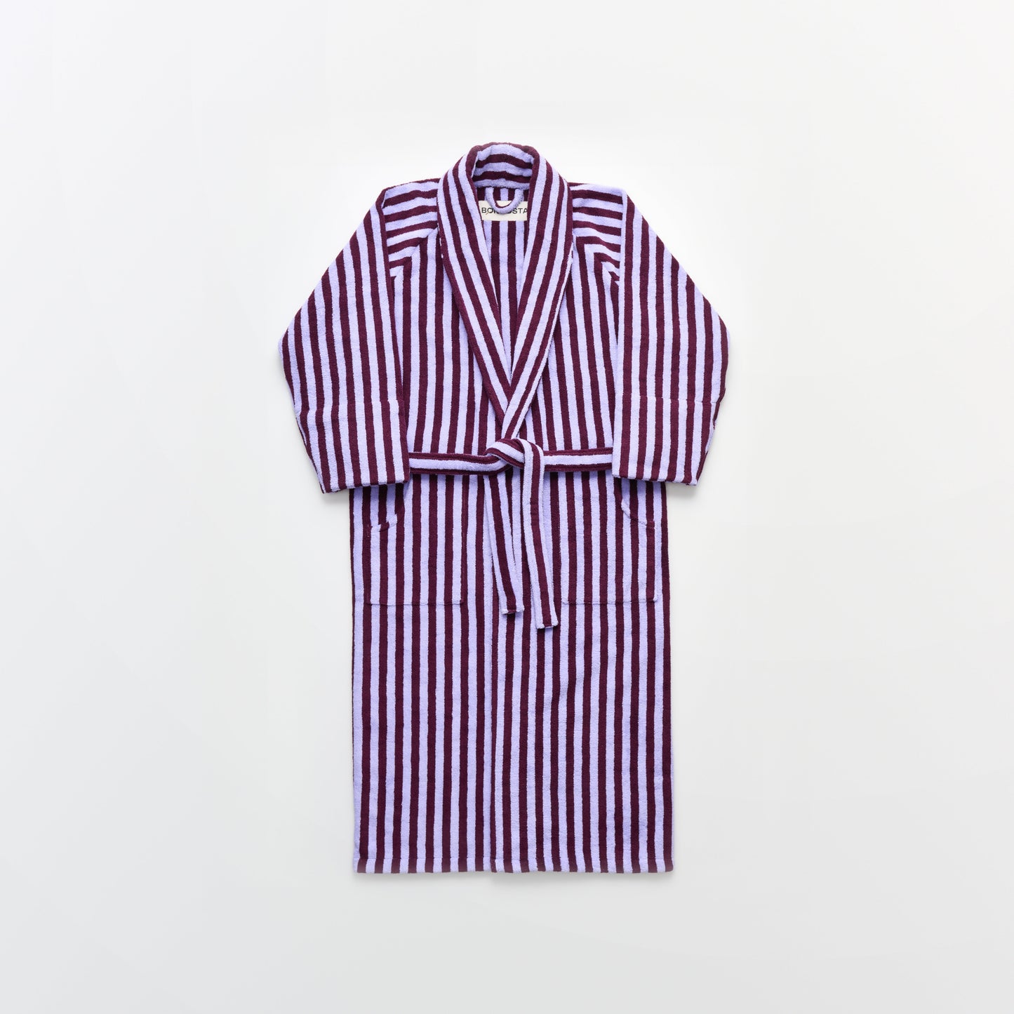 Naram Bademantel wine & lavender blue Bongusta
