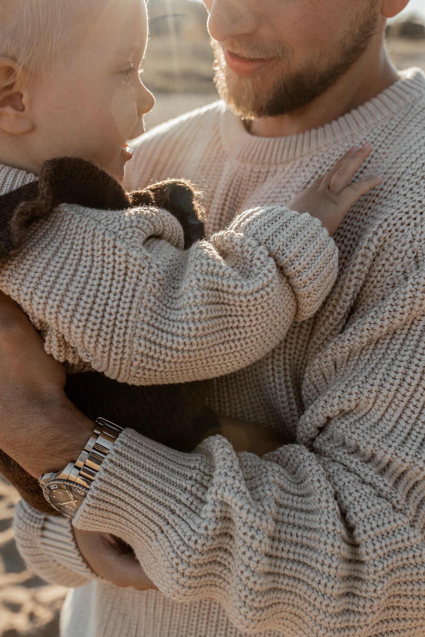 romi. Chunky Knit Sweater | Oat Aufgeweckt