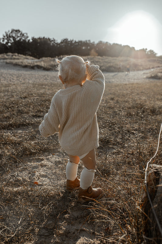 romi. Chunky Knit Sweater | Oat Aufgeweckt