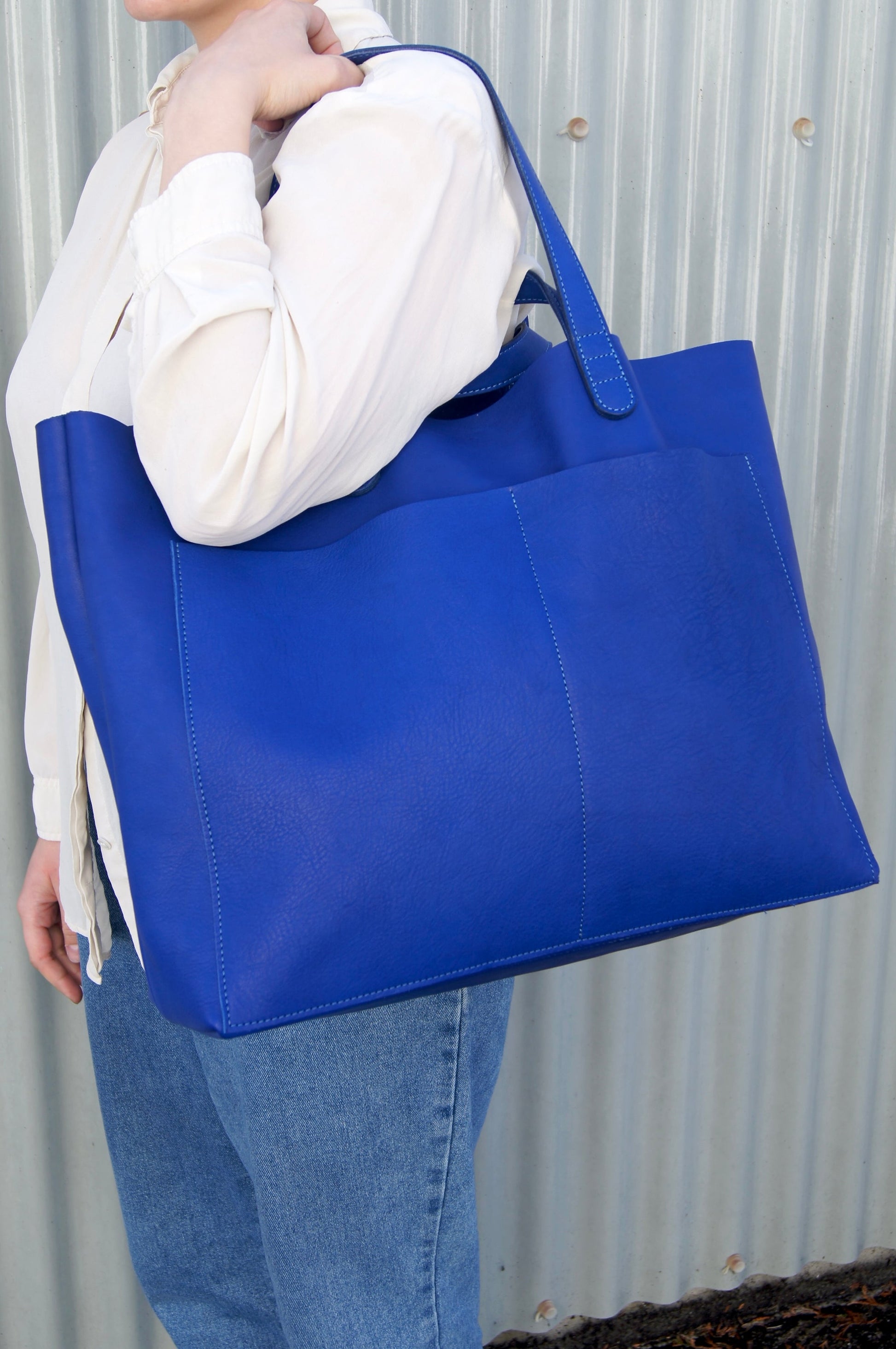 Petit Mai Shopper – Blau Aufgeweckt