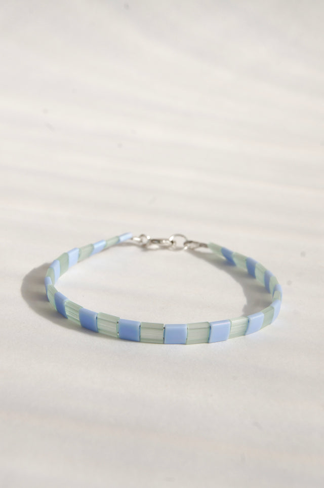 petitmai Armband Sprinkle | white sage blue Aufgeweckt