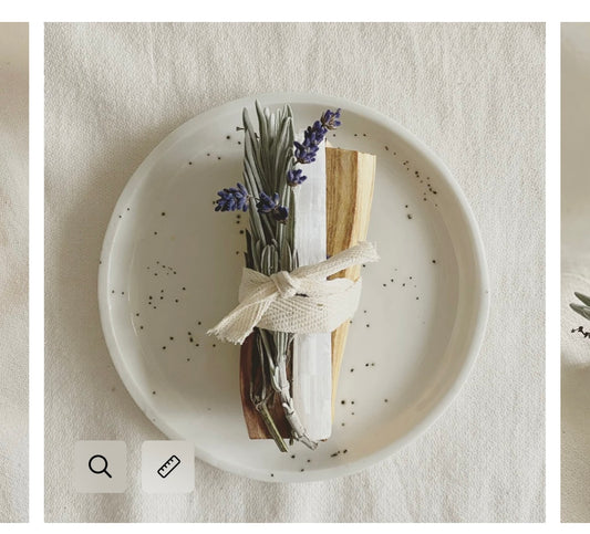 Aufgeweckt Palo Santo mit Selenit und Lavendel Aufgeweckt