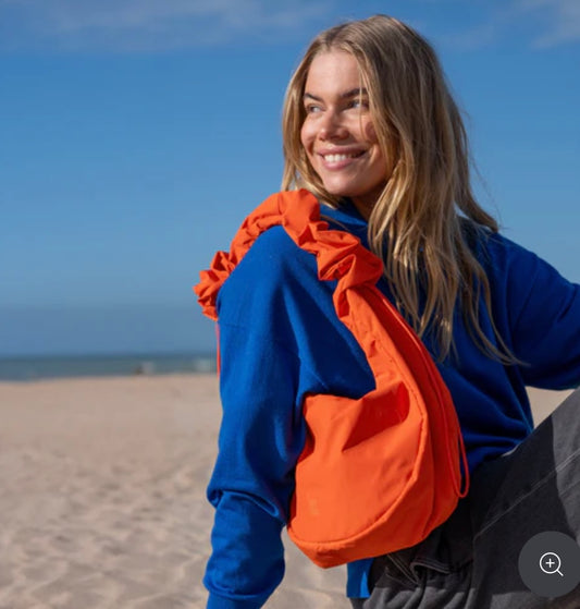 GOT BAG Moon Bag Ruffle | hot coral Aufgeweckt