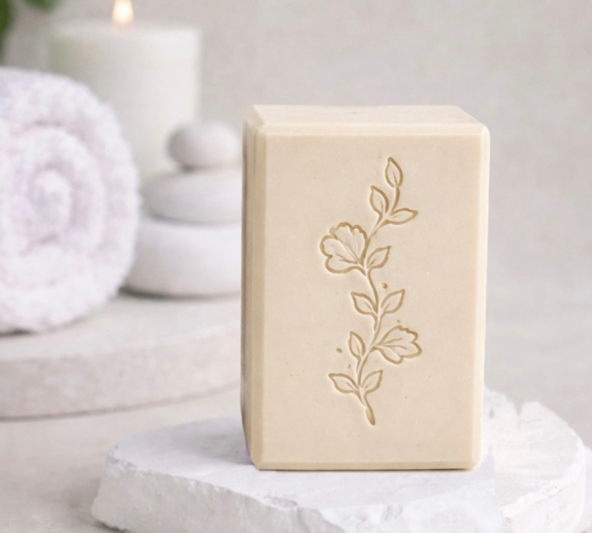 Seifenstück Seife | Blumenranke Aufgeweckt