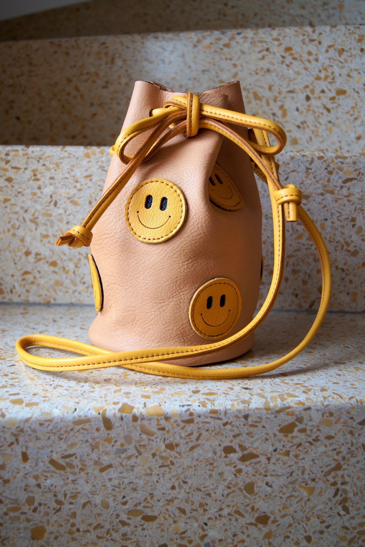 Happy Bag | beige / yellow