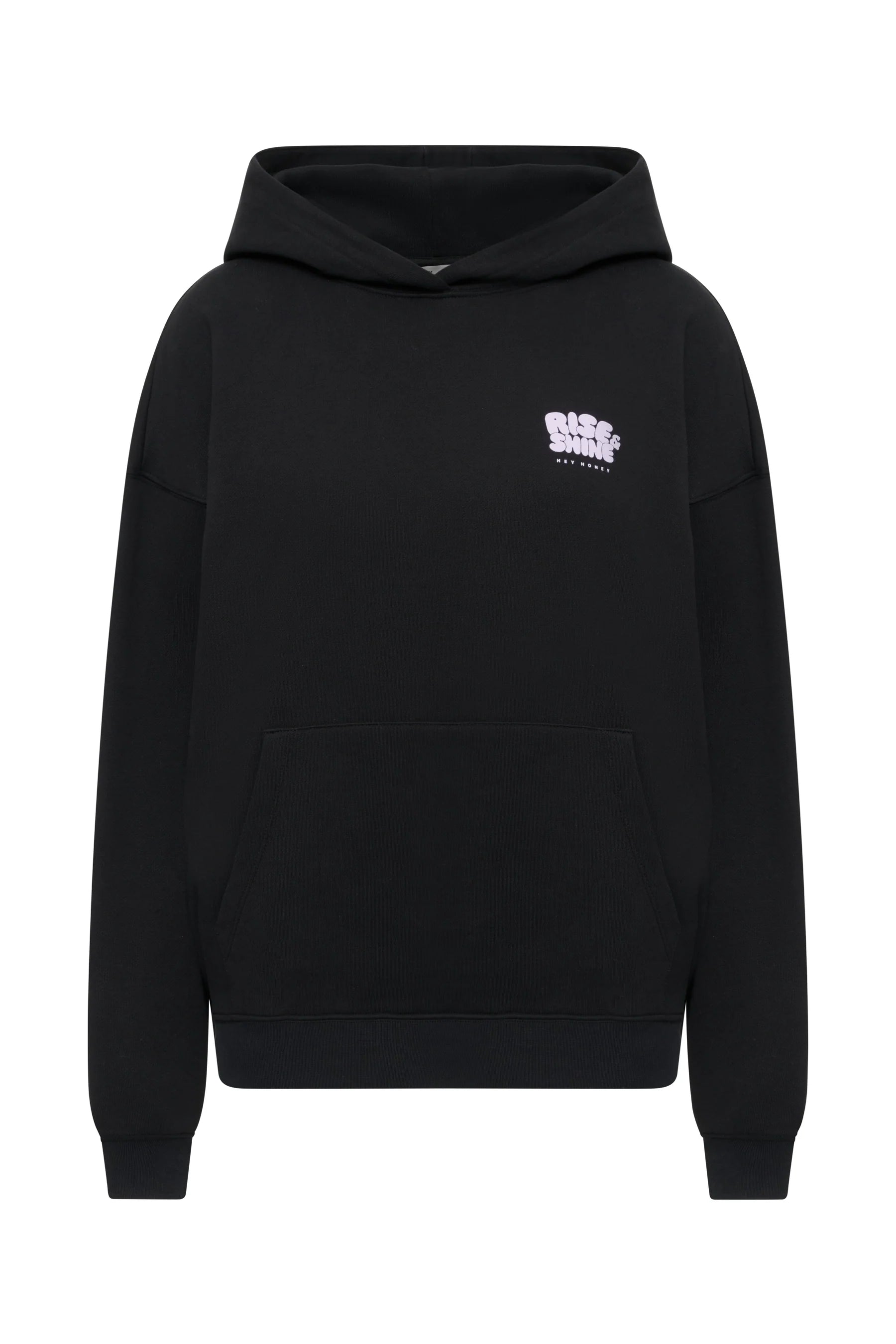 Hey Honey Hoodie | Moon Black Aufgeweckt