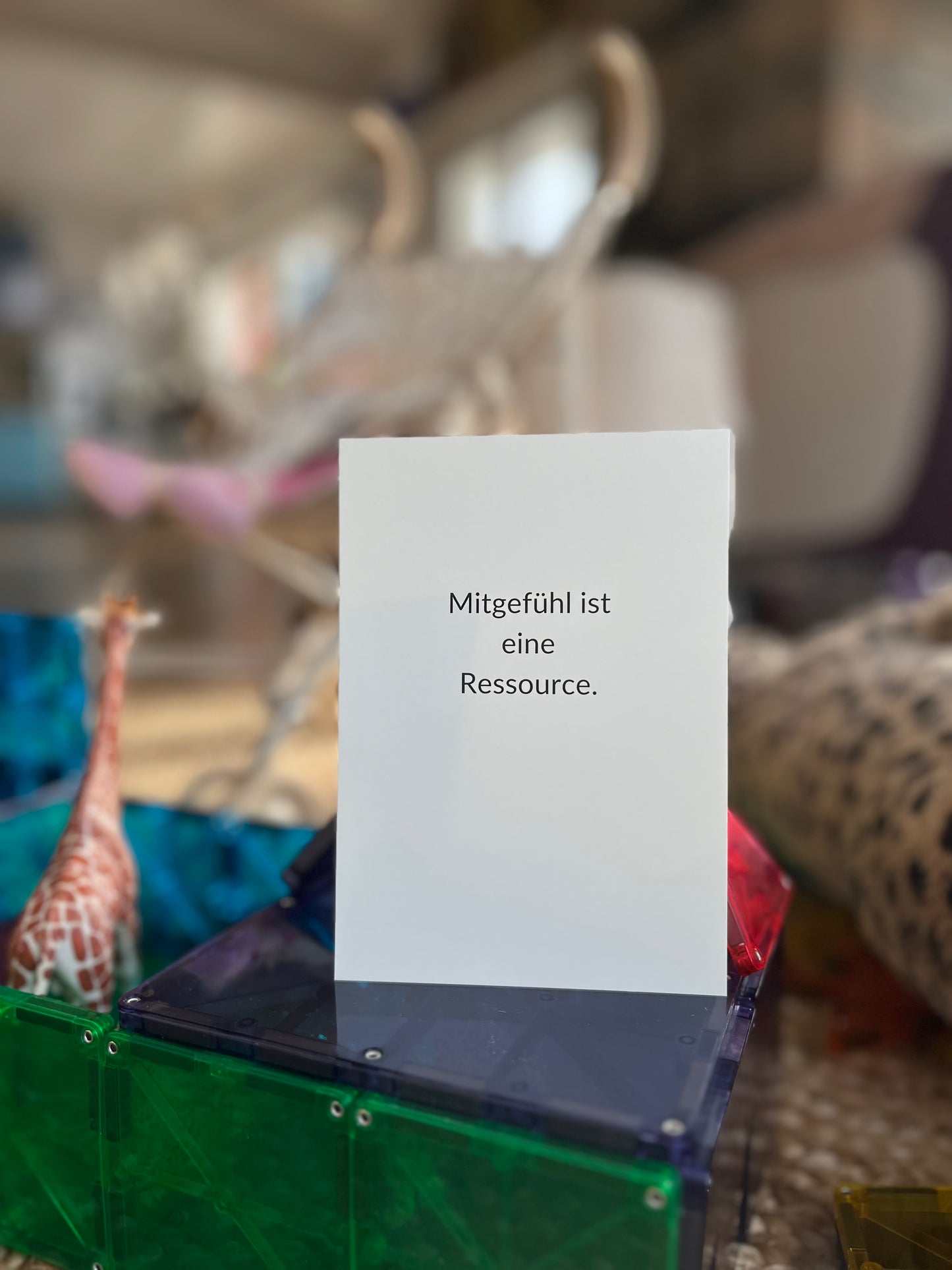 Linda Saurer Ankerkarte| Mitgefühl ist eine Ressource Aufgeweckt