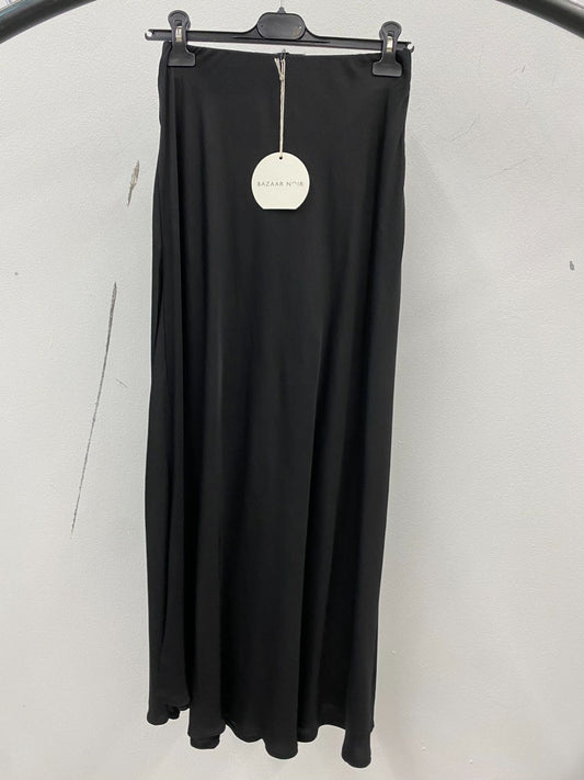 Bazaar Noir Rock Maxi | Shiny Schwarz Aufgeweckt
