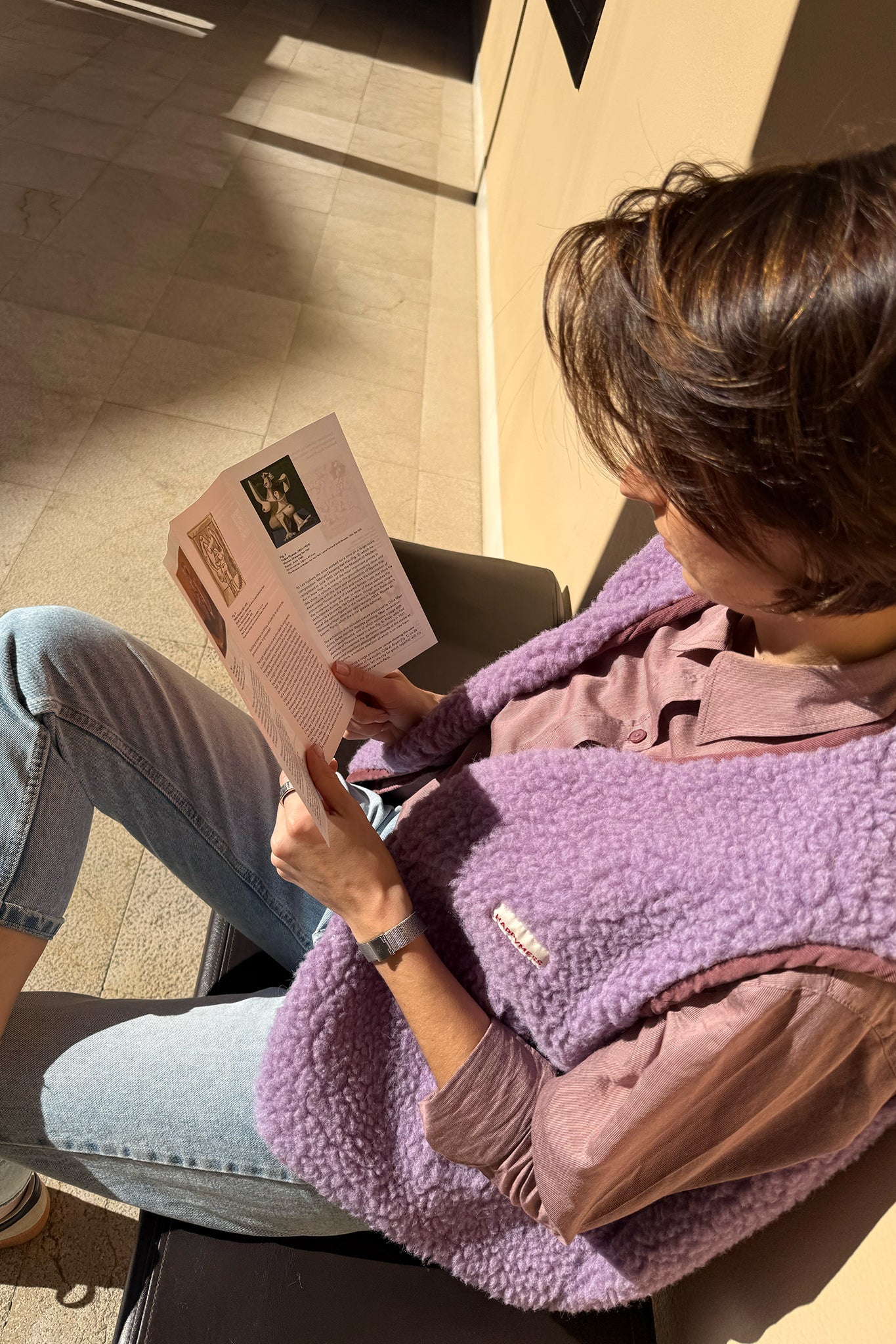 Happymess Merino Weste | Lilac Cloud | Vorbestellung Lieferung Mitte November Aufgeweckt