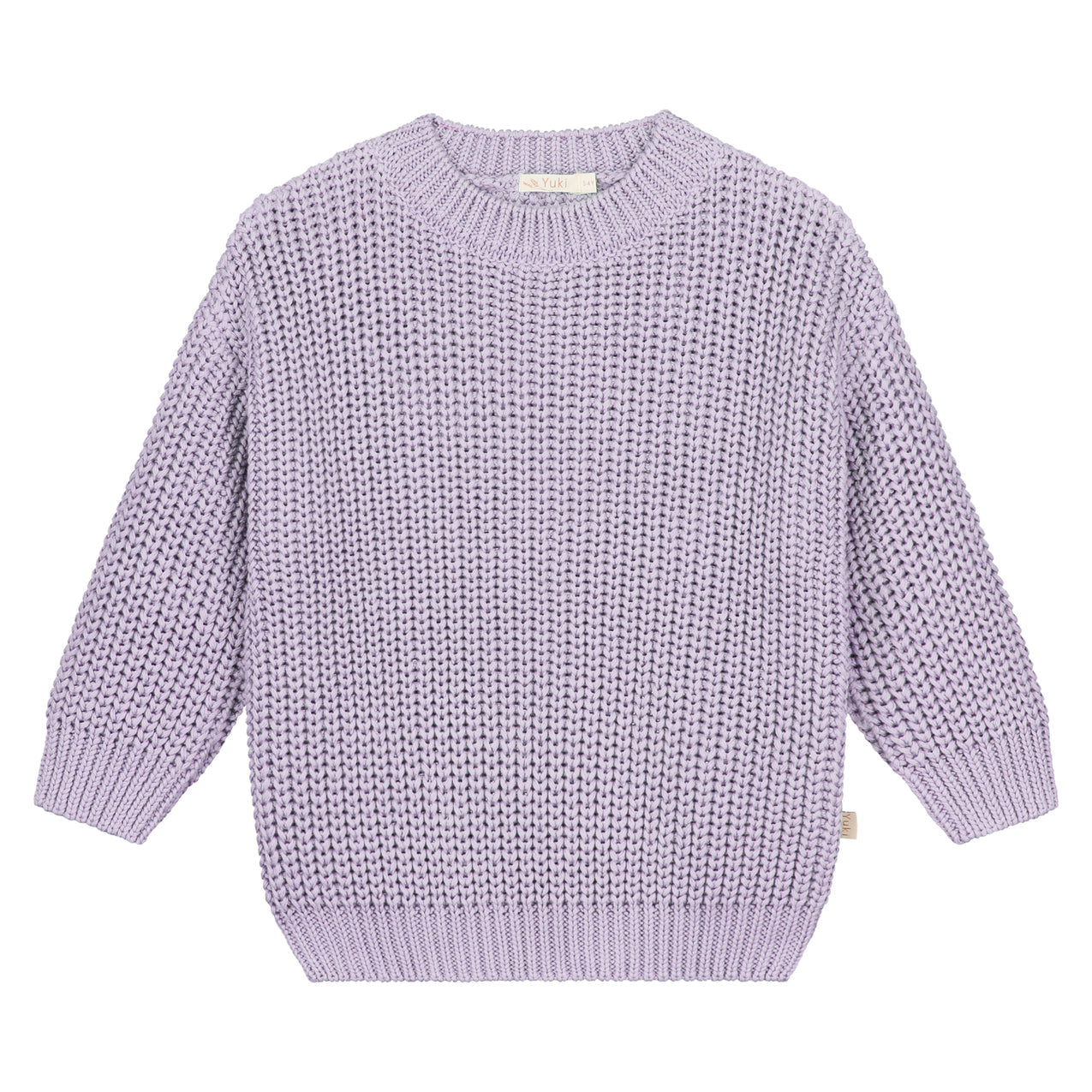 Yuki Kidswear Chunky Knitted Sweater | Lilac Aufgeweckt