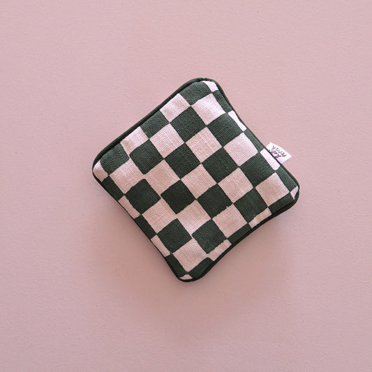 Lili Pepper Mini Wärmekissen | Check Rose Green Aufgeweckt