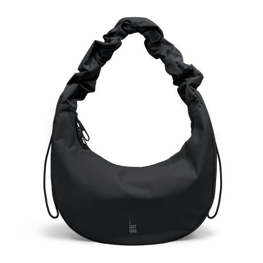 GOT BAG Moon Bag Ruffle | Black Monochrome Aufgeweckt