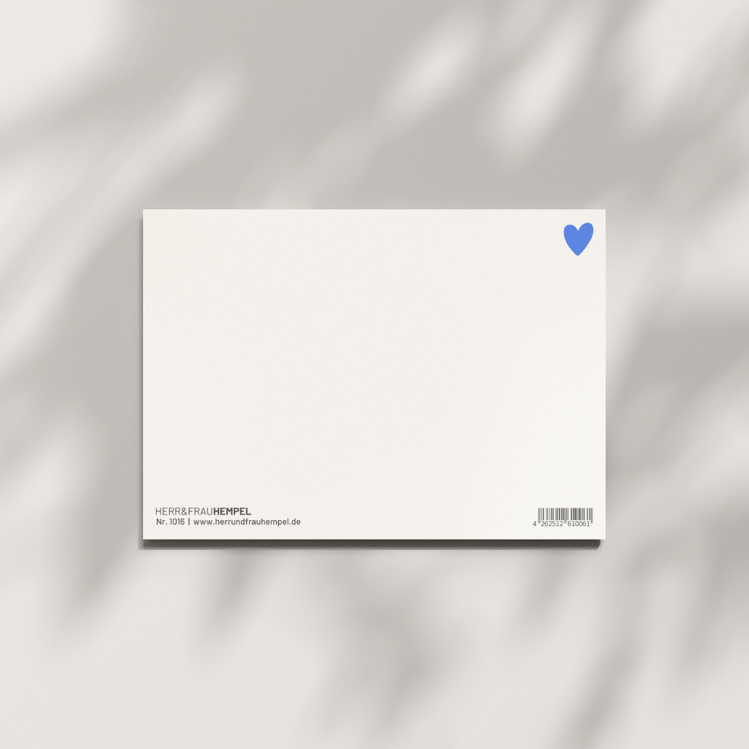 HERR&FRAUHEMPEL Postkarte | More Amore Aufgeweckt