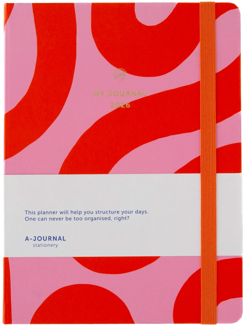 A-Journal Daily Journal 2026 – Flow Pink Aufgeweckt