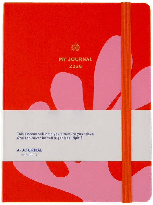 A-Journal Daily Journal 2026 – Arty Pink Aufgeweckt