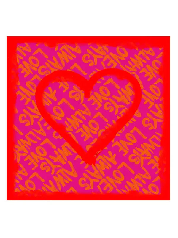Love Always Hammer Pink Schal