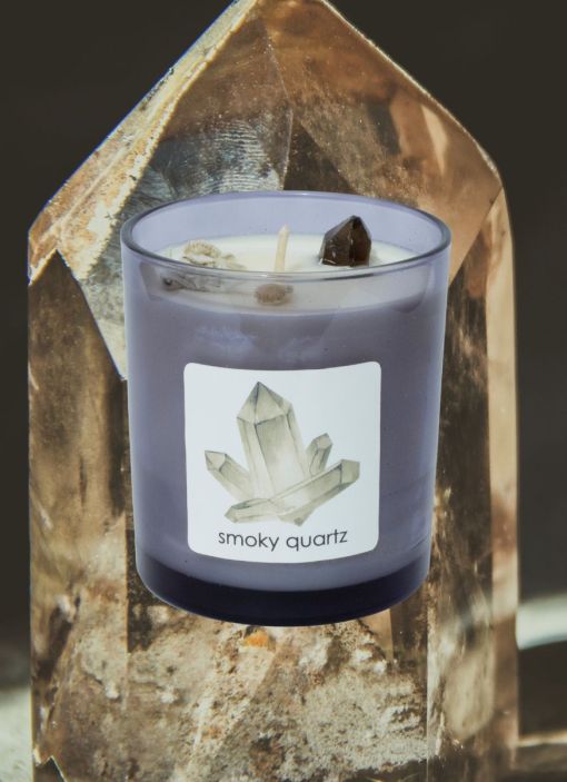 Girl from the Mountain „Smoky quartz“ Duftkerze im Glas Aufgeweckt