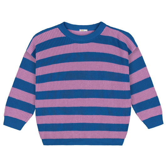 Yuki Kidswear Stripes Knitted Sweater | Cotton Candy Aufgeweckt