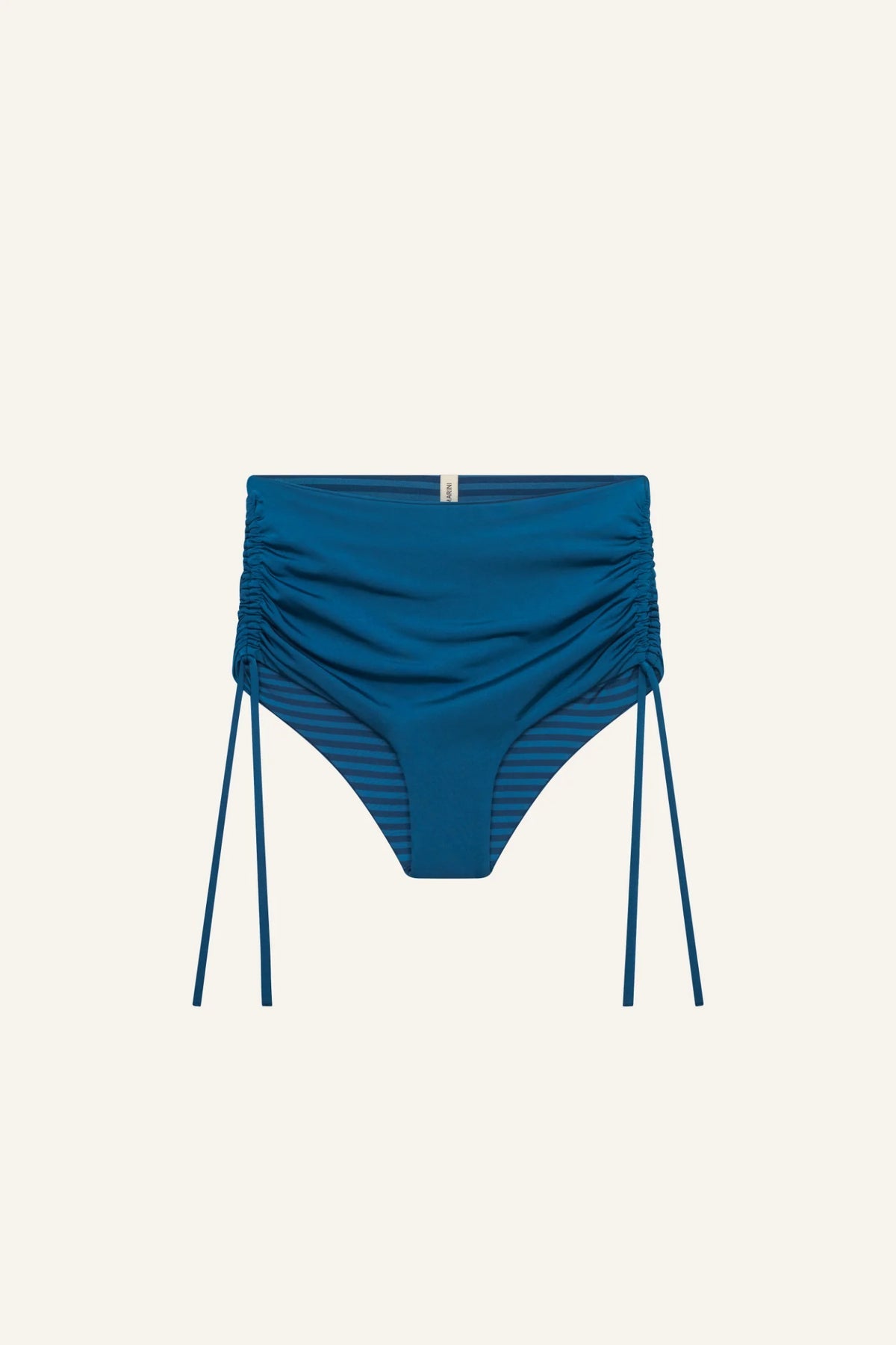 MYMARINI Ruffled Highwaist Shorts | cave-striped Aufgeweckt